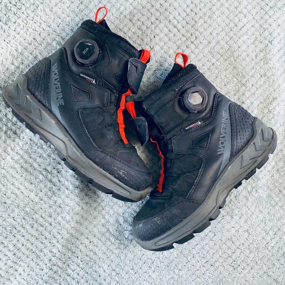 Wolverine Black and Red Men's Rain & Snow Boots